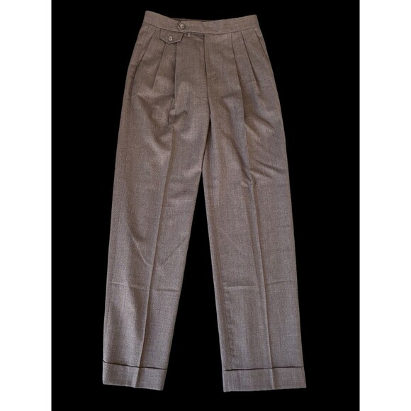 RALPH LAUREN Black Label Wool Trousers Straight Leg 4 - Picture 3 of 10